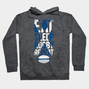 Eat sleep rugby repeat Scotland rugby Hoodie